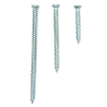 Concrete screw with flat head and Torx drive, special thread for direct anchoring in concrete, zinc-plated steel