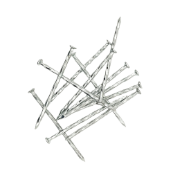 Vītās celtniecības naglas koka stiprināšanai, cinkots tērauds