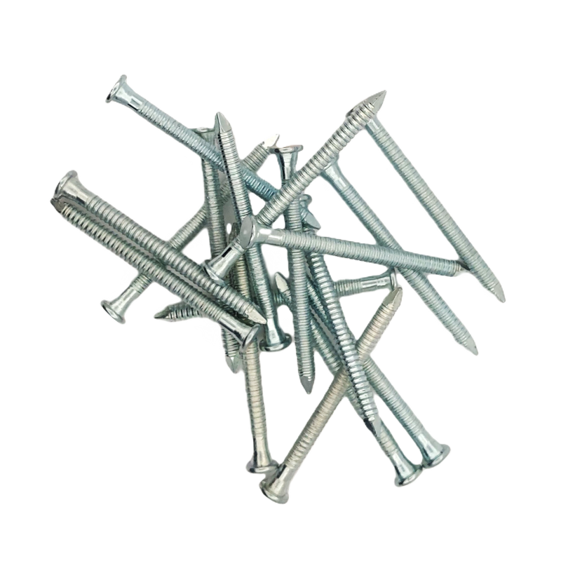 Rievotās enkurnaglas koka konstrukciju savienošanai, cinkots tērauds