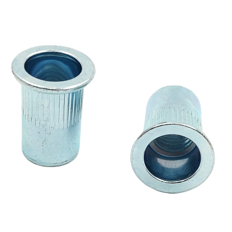 Rivnut for sheet metal or plastic, steel or aluminium, internal thread