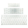 Perforated connector plate for timber and metal joints, galvanized steel with mounting holes