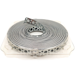 Лента монтажная перфорированная, цинк — 12×0.5–40×2.0 mm