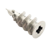 Metal drywall anchor for gypsum board fastening, 30 mm, steel
