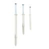 Nail plug for fastening, nylon body with steel nail, countersunk head