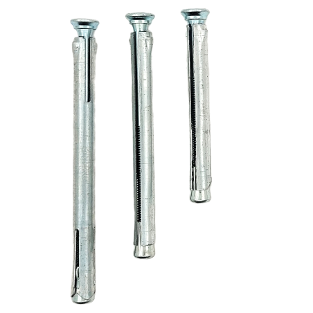 Metal frame anchor for fastening, expansion type with anti-corrosion coating