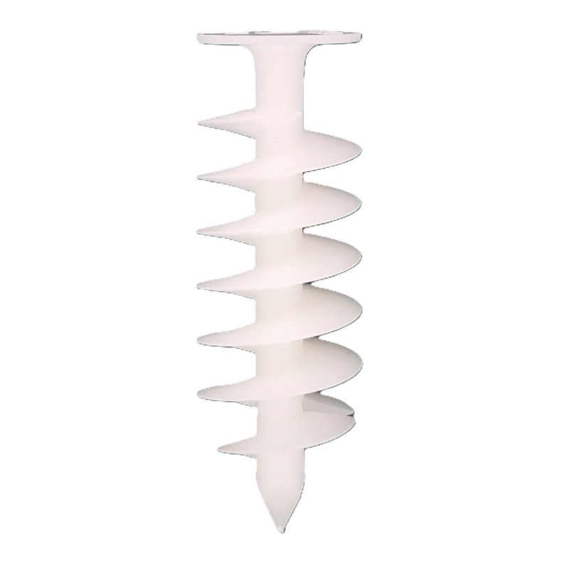 Dībelis putuplastam, plastmasas spirālveida tips Dībelis putuplastam, plastmasas spirālveida tips