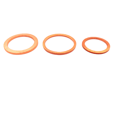 Copper sealing washer, DIN 7603 for hydraulic and pneumatic connections