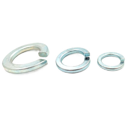 Spring lock washer, DIN 127, zinc-plated steel for screw locking
