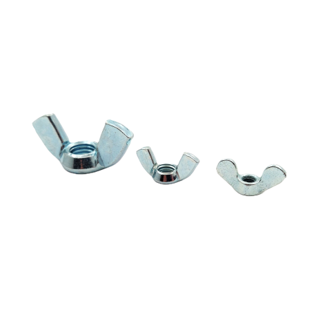 Wing nut DIN 315, zinc-plated steel for manual fastening