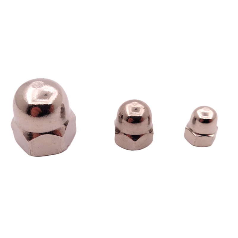 Cap nut DIN 1587, A2 stainless steel with closed end for thread protection