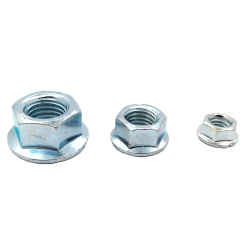 Uzgrieznis ar zobflanci DIN 6923, cinkots tērauds vibrācijas noturībai