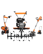 Power tillers and cultivators for soil preparation and garden work