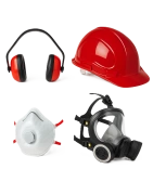 Aizsargķiveres, austiņas un elpceļu aizsardzības līdzekļi, sadaļas attēls