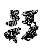 hot glue guns, hot air blowers, soldering irons, etc.