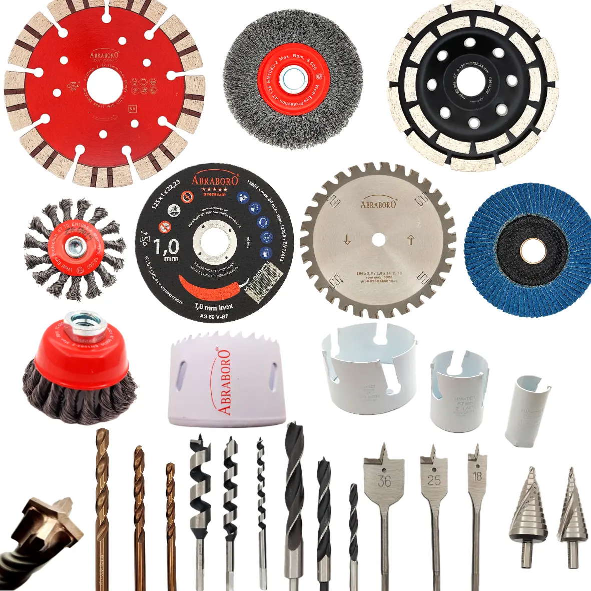 Griešanas, urbšanas un slīpēšanas instrumenti un to piederumi, sadaļas attēls